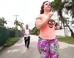 Pawg virgo peridot showcases withdraw her power supply a-hole jogging