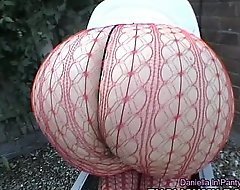 Chubby a-hole uk pawg maw on every side fishnet tootle & fillet