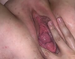 Fisted BBW Wife Gets Obese Pussy Fisted together with Slapped Until Spew together with Rosebud