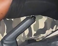 Indian driver fucks a Saudi girl in the buggy and tells him alongside throw your dick in my heavy ass