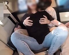 Stopping A Fond of Woman's Nipple Orgasm On Her Way Home From Work And Making Her Cum Break off from With Her Clitoris