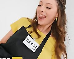 Maddy May Lily Lou Work At A Bakery Together Where They Sneak Nigh All Chum around with annoy Years To Get Screwed - Brazzers