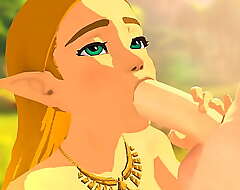 Zelda deepthroats a locate
