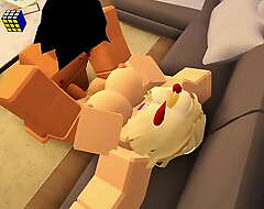 [Roblox Porn] Horrific boy wrecks Horrific girl's pussy with an increment of throat (with sounds)