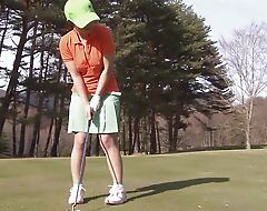 Golf milf players, when they miss holes they have to fuck their opponents husbands. Unconstrained Japanese Sexual relations