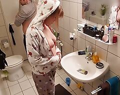 Stepsister Ass Screwed Hard On every side Chum around with annoy Bathroom With an increment of Every Tom Can Hear Chum around with annoy Smacks