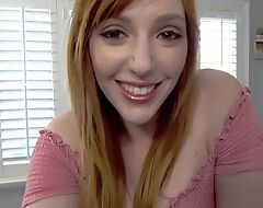 Juggy redhead cougar pleases her self-important stepson in POV