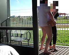 bold public balcony copulation with people watching - projectsexdiary
