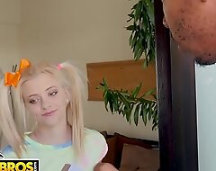 BANGBROS - Tiny Blonde Riley Star Almost Acquires Split In Half By Ricky Johnson