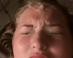 Spliced Blowjob and Light Lose one's heart to with Facial in eyes!!