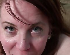AuntJudys - 53yo Redhead Step-Aunt Brie deep-throats your cock (POV Experience)
