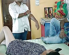 Indian Boss Realize Christmas Day Gift! Hot Spliced Sharing Sex
