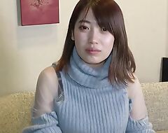 A big-breasted Japanese married woman who loves to view with horror fondled acquires a blowjob, masturbates plus acquires creampied uncensored