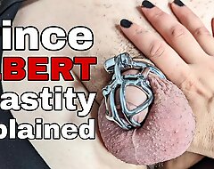 Permanent Chastity Cage Explained Steel Machinery Prince Albert PA Piercing Taking off Demo Putting On Rigid Femdom FLR