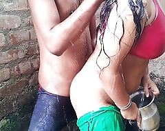 Desi Bhabhi outdoor Hard-core Doggy position harcore fuck in clear voice