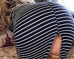 Sexy milf ass is patent under her dress and she needs anal sex be useful to homemade porn