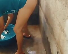 Indian girl wash up hidden cam