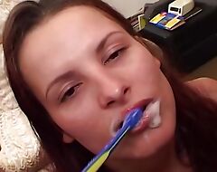Good looking redhead German babe loves receiving jizz in will not hear of mouth