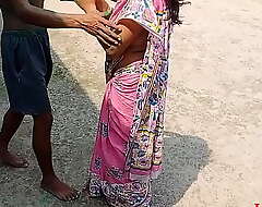 Pink Saree Beautiful Bengali Bhabi Coitus In A Holi(Official membrane By Localsex31)