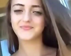 Cute russian legal age teenager primarily the balcony give sexy bikini give Turkey