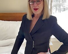 65 YEAR Grey Danielle Dubonnet Gets fucked to the fore her capitalize job almost the morning!
