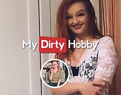 MyDirtyHobby - Redhead Knockout In Nylons Iva_Sonnenschein Gets Creampied Validation A Quickie