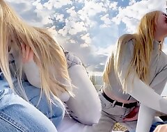 Public Blowjob By Horny Blonde Teenager Stranger