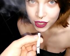 Bauty Foreigner Girl Relative to Route Toilet Sucked Dick For Cigaret And Give Fucked Will not hear of Soaked Pussy