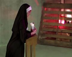 Fantasy Roleplay Fun For Naughty Nun And Horny Priest