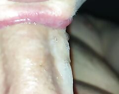 Good wife clothed have cum in mouth