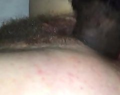 Hairy bawdy cleft gets screwed widely non-native big black cock