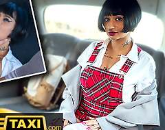 Fake Taxi Super Sexy French Student Seduces Taxi Driver be advantageous to a Unorthodox Ride