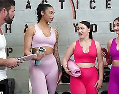 BFFS Don't Pay for Gym Memberships feat. Brookie Blair, Serena Hill & Ariana Starr - TeamSkeet