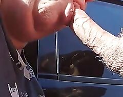 I fill a stranger's mouth after paroxysmal withdraw and blowjob of my penis more a public place