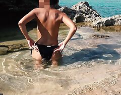 Going to bed nigh a demiurge on burnish apply beach - Creampie in Formentera 4K LustTaste