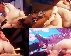 Cowgirl The heavens with Yae Miko and Ayato Intense 3D Sex Chapter in Genshin Impact 3D Animation Barefoot Anal Compilation Extended