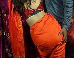 Nice Saree blBhabhi Acquires Ill-behaved With say no to Devar for roughsex after ice massage on say no to close to in Hindi