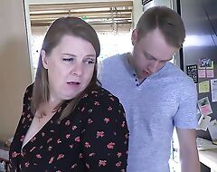Mature busty stepmom gets anal sex distance from young stepson