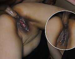 Hard and painful ass fucking sex. Female ejaculation.