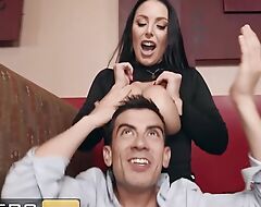 Jordi's Sly Date With Angela White Makes Him Ergo Intimidated That She Needs To Suck His Dick To Soothing Him Down - BRAZZERS