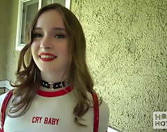 Legal age teenager cutie Hazel Moore gets anal from Hookup Hotshot
