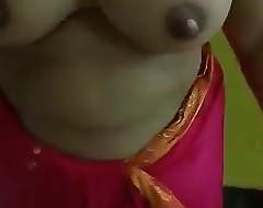 Madurai hawt aunty boobs yearning for with tamil audio