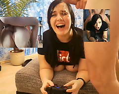 Gamer girl gets fucked while gaming