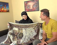 Muslim thanks her husband up fabulous lady-love