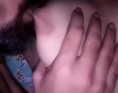 Pakistani gf’s breast kissed
