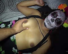 Halloween party residuum up hardcore be worthwhile for this teen latina