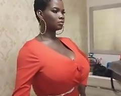African Goddess with Massive Tits