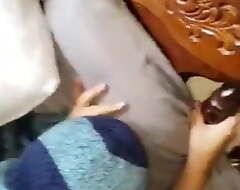 Wife in a hijab gets hard and painful assfuck