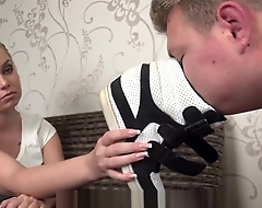 russian lick dirt sneakers with an increment of feet