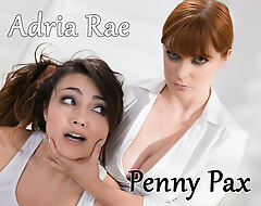 Legal age teenager cookie pseudonymous by a lesbian! - Penny Pax and Adria Rae